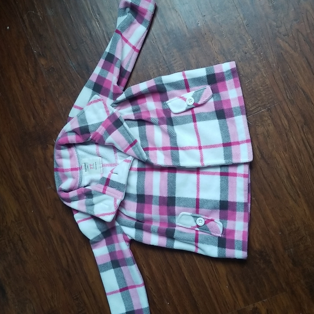 2T girls button jacket Old Navy